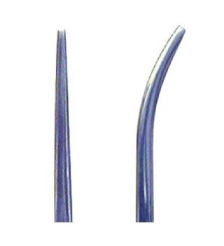 Curved Stainless Steel Forceps - 
